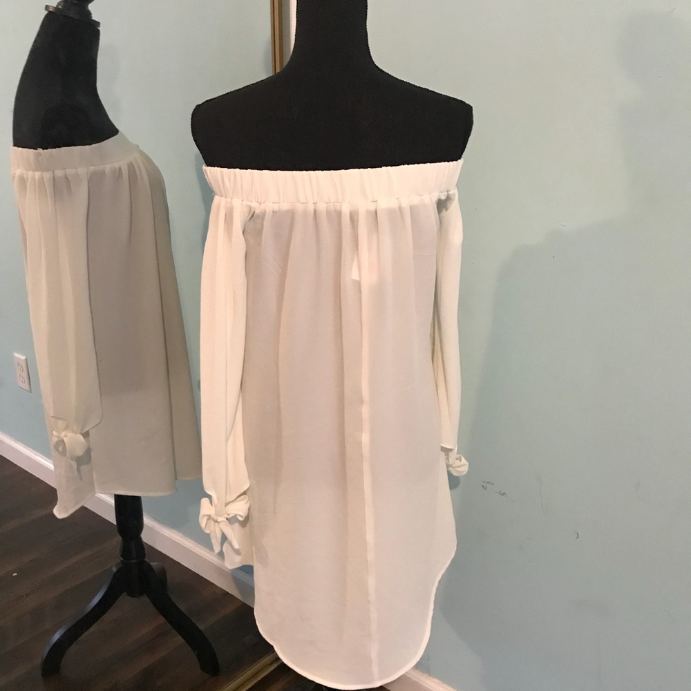 Off the shoulder dress